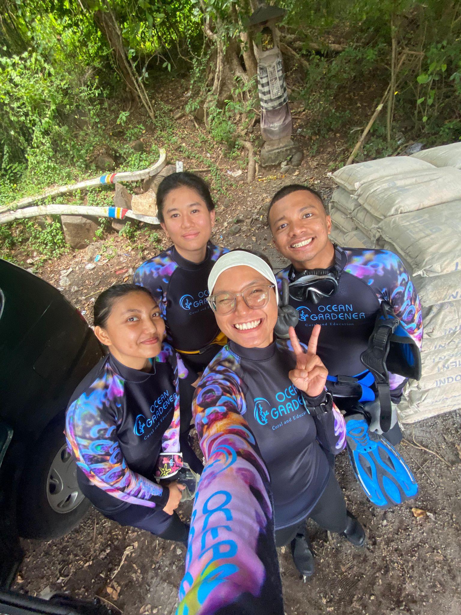 Ocean Gardener coral restoration course scholarship students batch 4 
